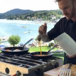 Cuisine Lifestlye - Sascha Zellinger mit seiner mobilen Küche von Camp Champ im Einsatz - privater Koch zum Mieten